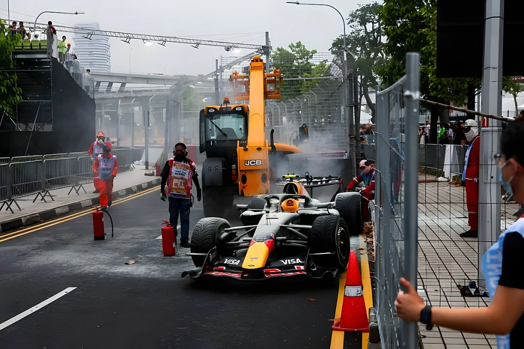 Isack Hadjar não consegue tempo em qualificação no GP de singapura