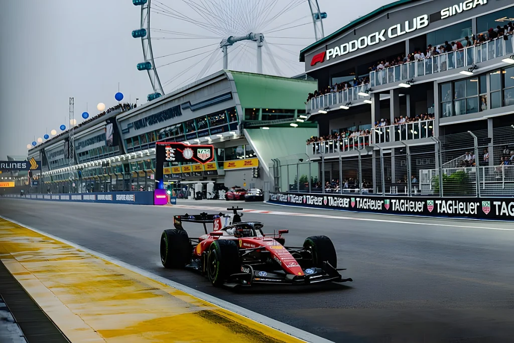Leclerc revela problema estranho nos travões que afetou Ferrari em singapura