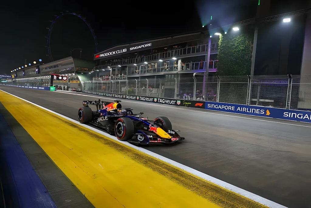 Verstappen faz o pleno em Singapura e resiste à ameaça da Ferrari para vencer o Grande Prémio