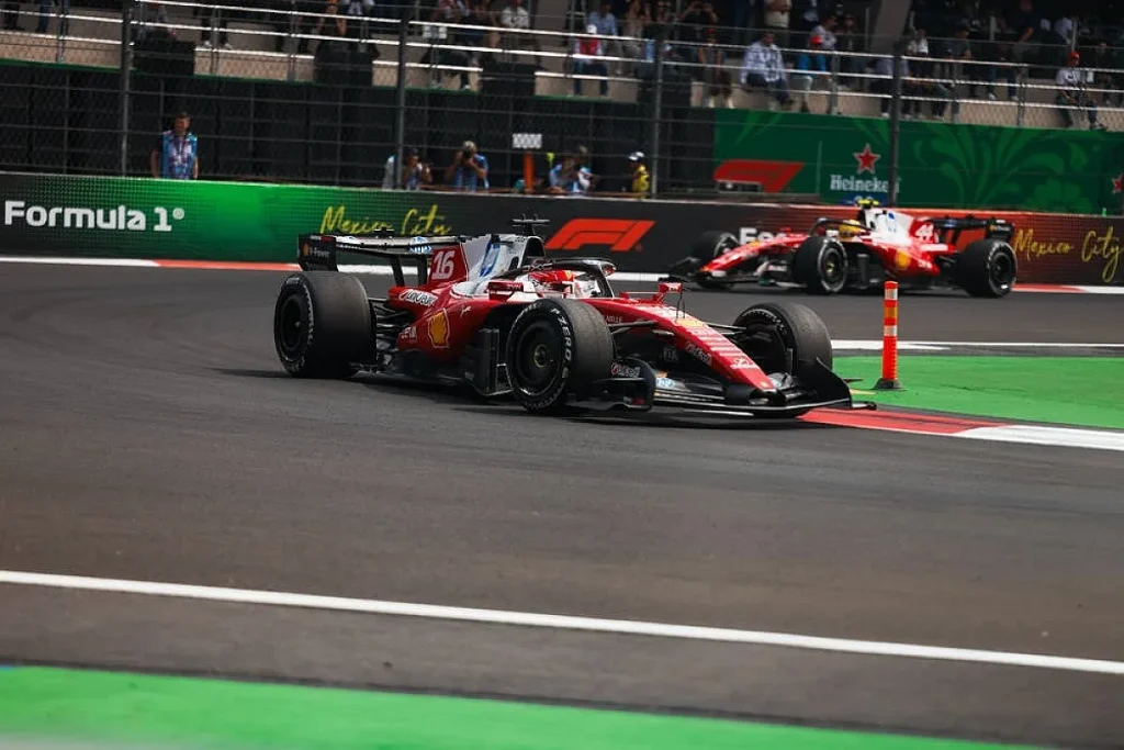 Charles Leclerc lidera os primeiros treinos livres do GP do México