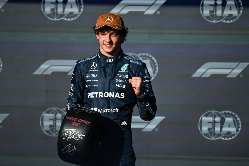 Kimi Antonelli surpreende Mercedes com pole na grelha do GP dos estados unidos