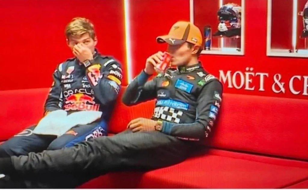 Lando Norris reage a proibição de beber coca-cola após o GP de espanha
