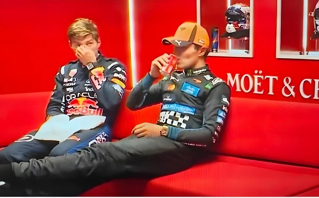 Lando Norris reage a proibição de beber coca-cola após o GP de espanha