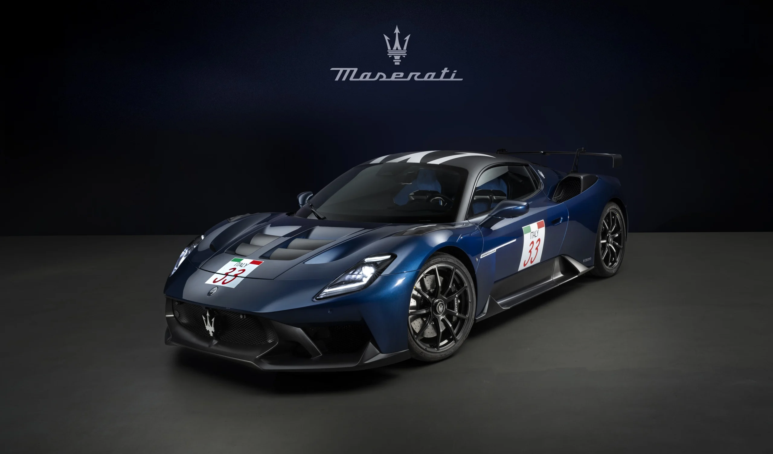 O Maserati GT2 Stradale Fuoriserie Blu Victory, da edição feita para um colecionador.