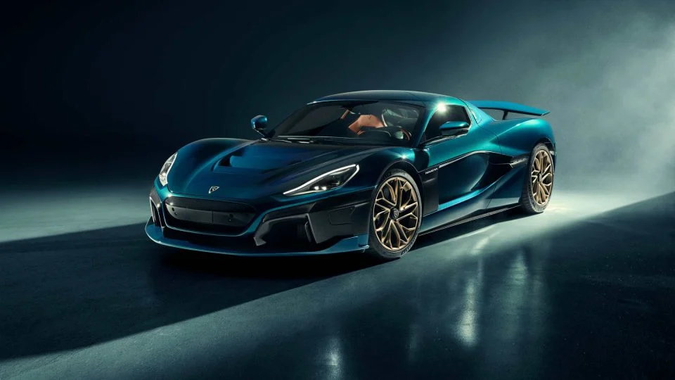 O Rimac Nevera, modelo atual da marca, não é o sucessor estudado.