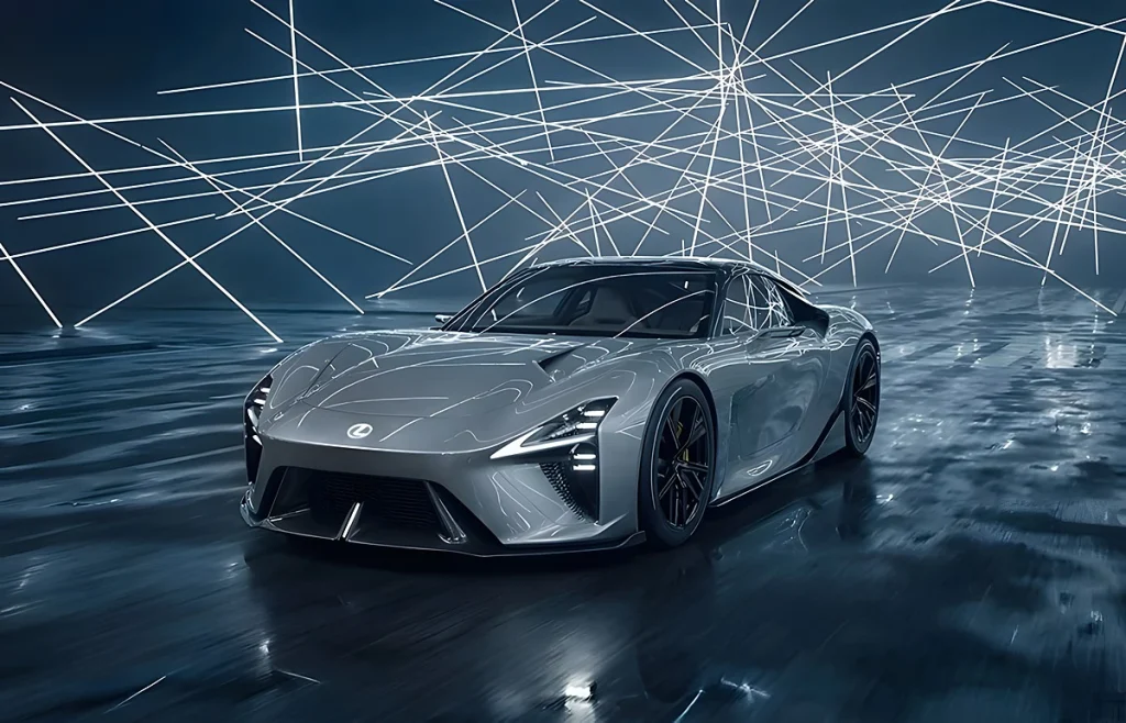 O Lexus LFA Concept herda a estrutura em alumínio do GR GT