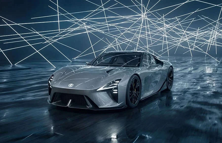 O Lexus LFA Concept herda a estrutura em alumínio do GR GT