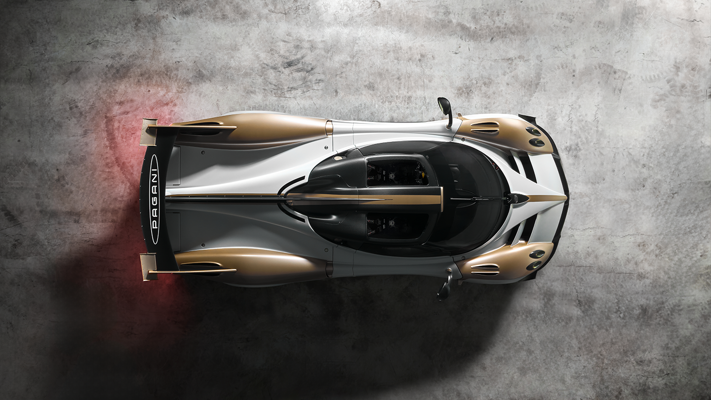 Na imagem, o Pagani Huayra R Evo Roadster, numa fotografia oficial da Pagani.