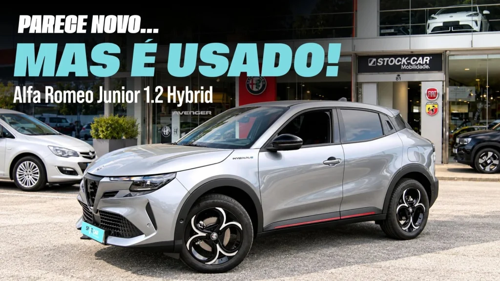 Parece novo… mas é usado! 🇮🇹Alfa Romeo Junior 1.2 Hybrid Speciale