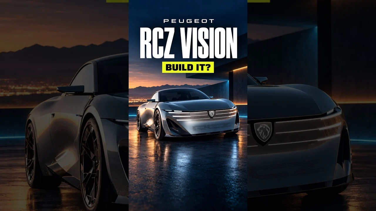 Peugeot RCZ Vision: The Electric Coupe We Want! #Shorts - YouTube