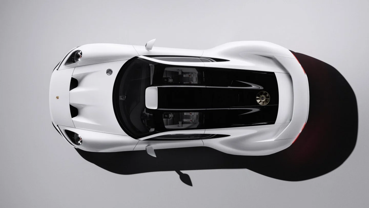 Porsche Mission S, modelo de visão de 2026, numa fotografia oficial.