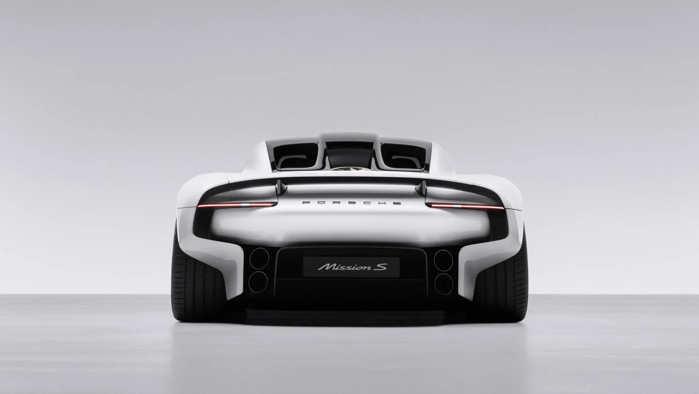 Porsche Mission S, modelo de visão de 2026, numa fotografia oficial.