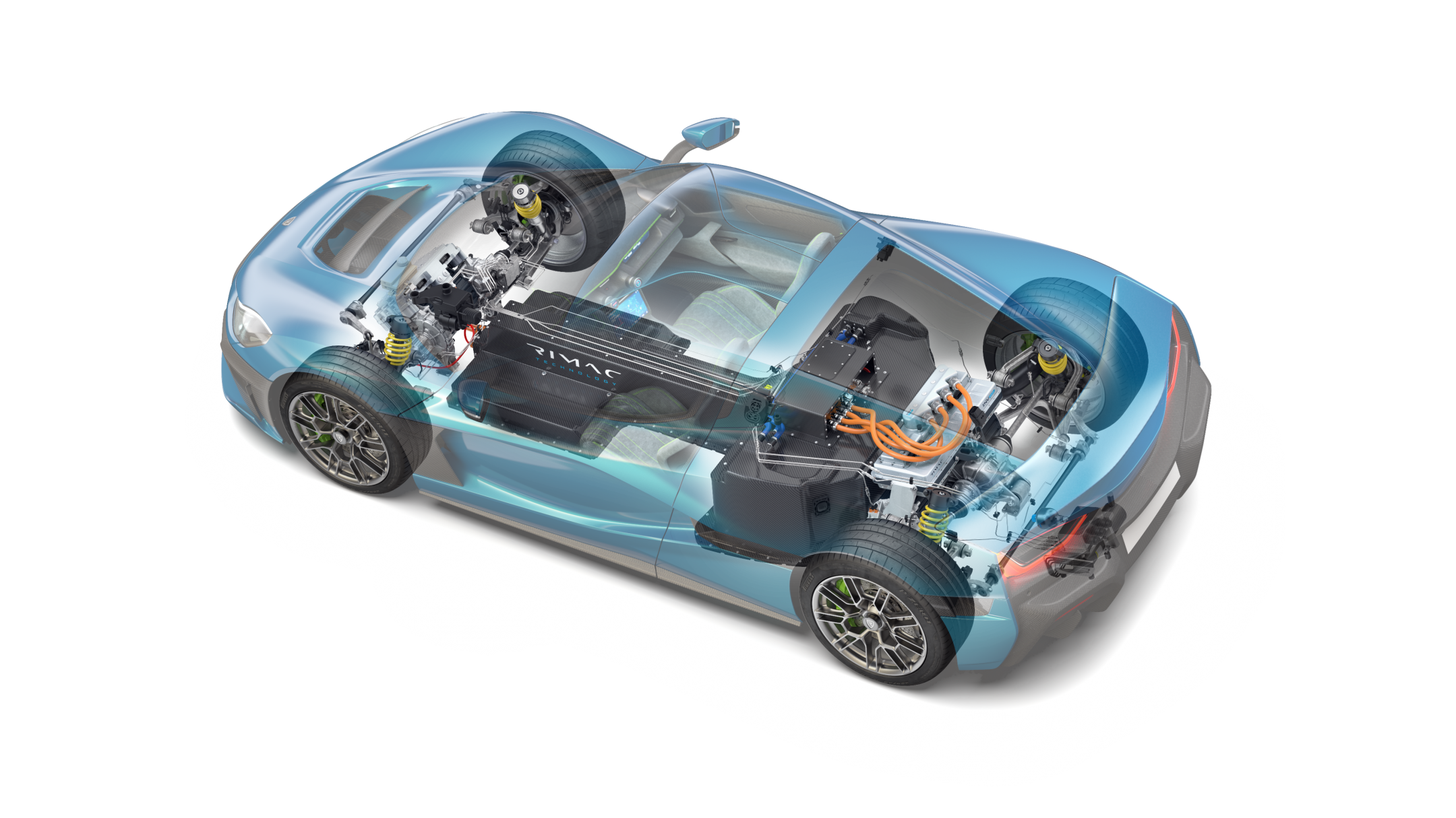 Na imagem, o Rimac Nevera, numa fotografia oficial da Rimac.