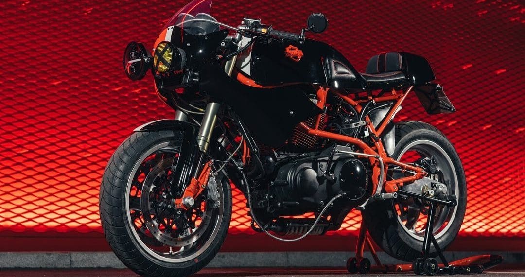 Custom Buell S1 Lightning is a transformation into a masterpiece