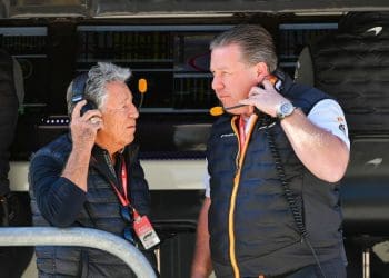 Zak Brown acknowledges Mercedes as very powerful following victory in three races in first half of 2024.