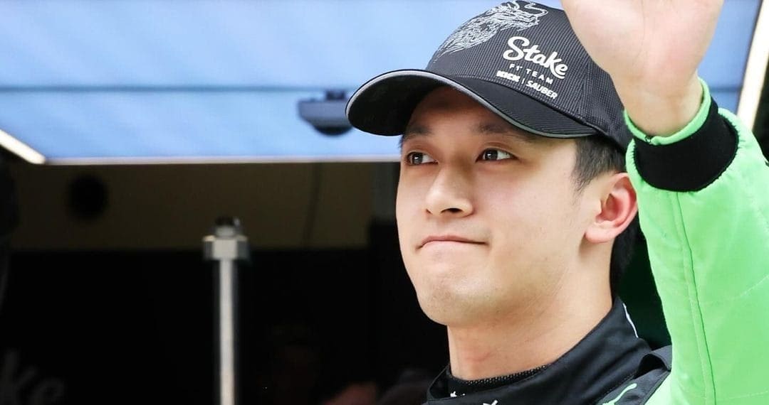 Zhou Guanyu discusses experiencing ‘racial abuse’ since entering the F1 circuit in 2022.
