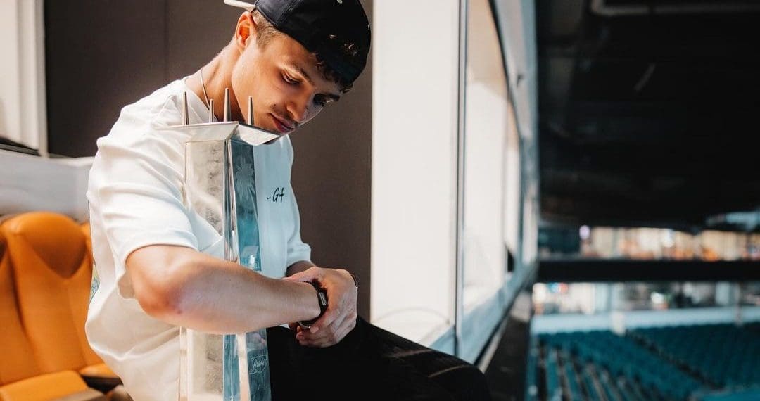 Lando Norris says he is unfazed by whether or not he has played paddle with Max Verstappen while battling the Dutchman on the track.