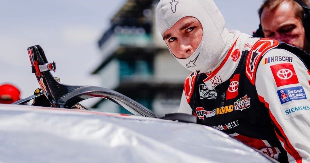 Christopher Bell speaks out about crew chief Adam Stevens being benched due to a severe knee injury.