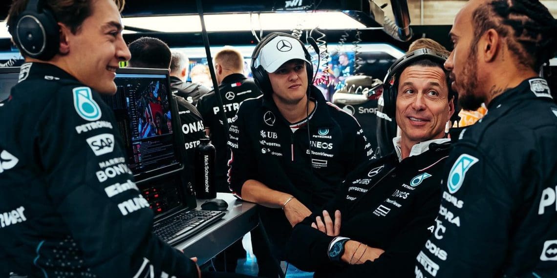 Mercedes believes tire wear contributed to Russell disqualification.