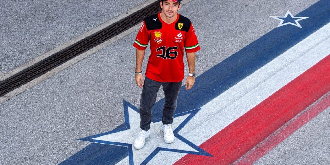 Charles Leclerc sofreu com problemas dentários no GP dos EUA