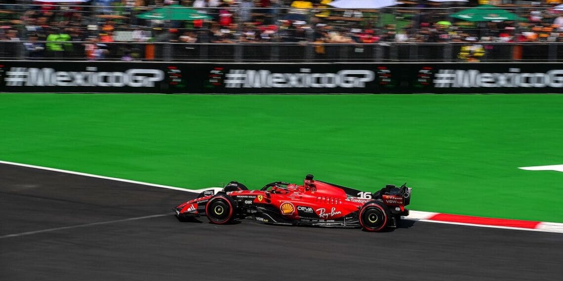 Começo ‘positivo’ para Charles Leclerc no México