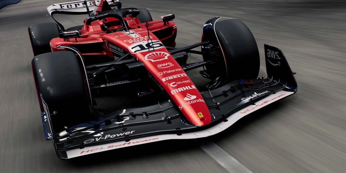Ferrari recua aos anos 1970 com decoração especial para o GP de Las Vegas