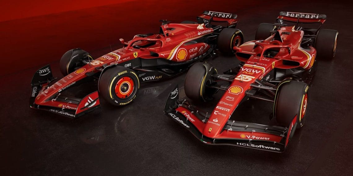 Vídeos: Novo Ferrari SF-24 já teve «batismo» de pista