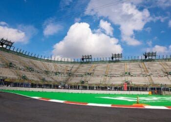 A grelha de partida para o GP da Cidade do México de F1