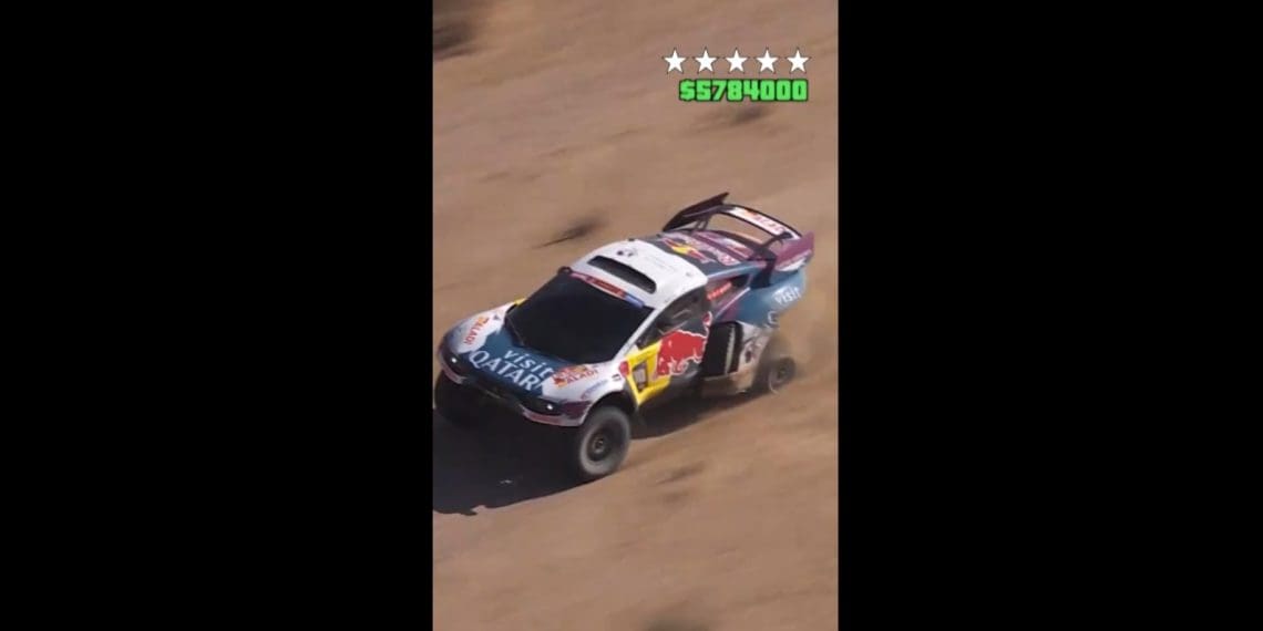 Vídeo: Nasser Al-Attiyah em três rodas na etapa 3 do Dakar