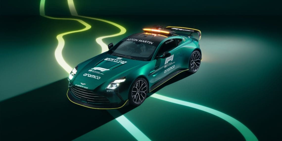 Renovado Aston Martin Vantage é o novo Safety Car da Fórmula 1