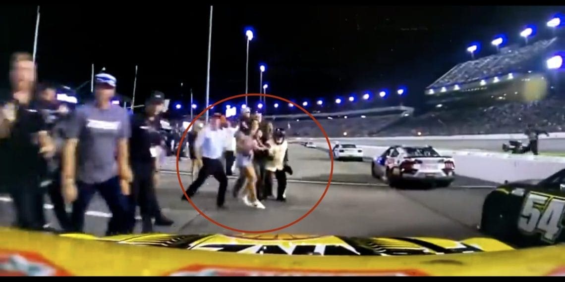 ‘SHOCKING IMAGES’ shows on video Joey Logano coming dangerously close to hitting Austin Dillon’s family and RCR crew on pit road at Richmond