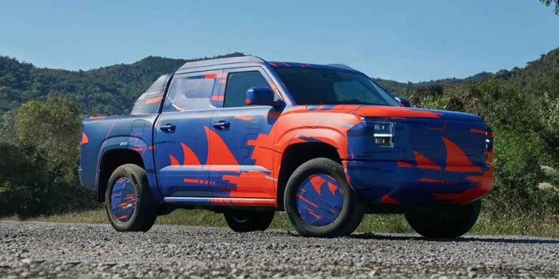 BYD revela as primeiras imagens da pick-up 100% elétrica