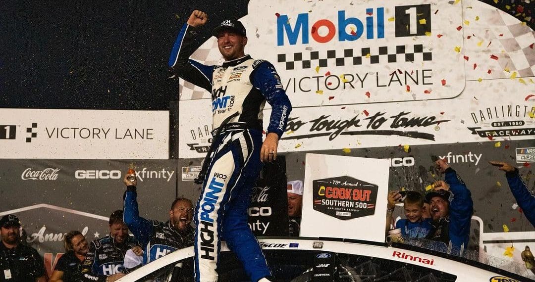 Chase Briscoe Defies the Odds with Dramatic Victory at Cook Out Southern 500, Clinches NASCAR Playoff Spot