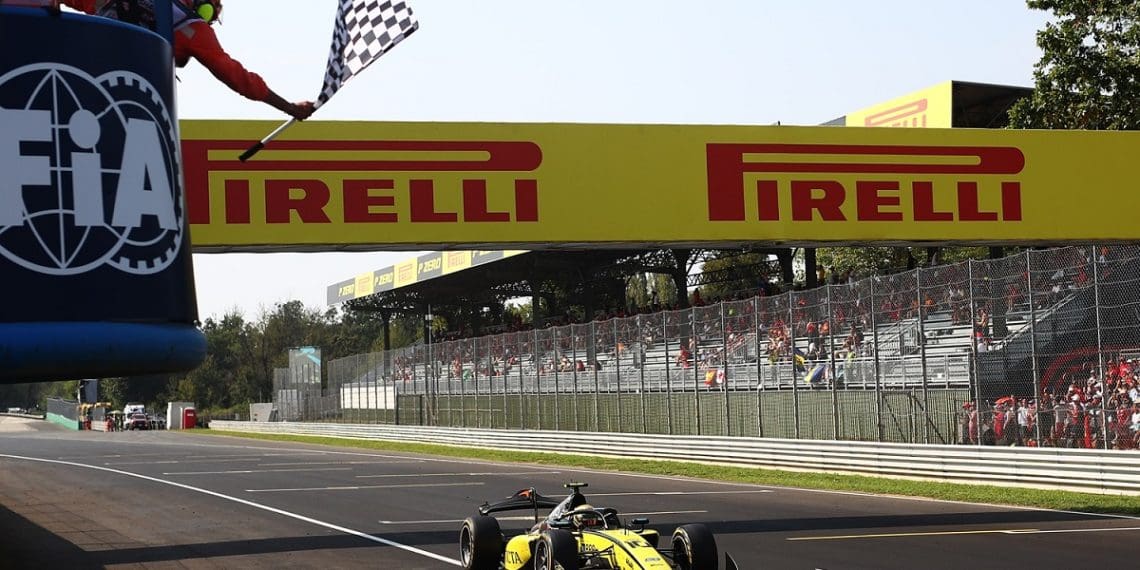 Impressionante: Gabriel Bortoletto vitorioso em Monza na F2 após arrancar de último