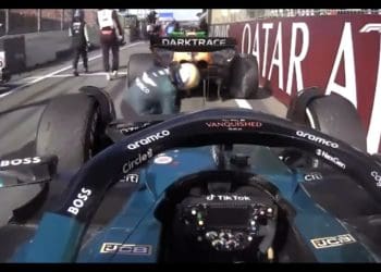 Video – Fernando Alonso was spotted eyeing the McLaren with some curiosity so he could understand the MCL38’s superiority