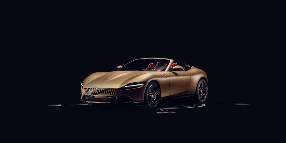 Ferrari Roma Spider exclusivo mostra técnicas inovadoras de personalização