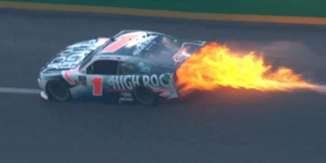 VIDEO – Spotter’s Blunder Sparks Fiery NASCAR Crash: Sam Mayer’s Dramatic Exit at Atlanta