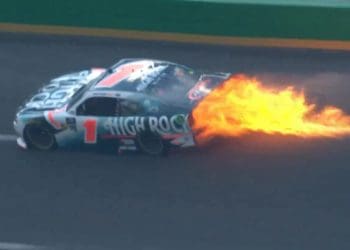 VIDEO – Spotter’s Blunder Sparks Fiery NASCAR Crash: Sam Mayer’s Dramatic Exit at Atlanta
