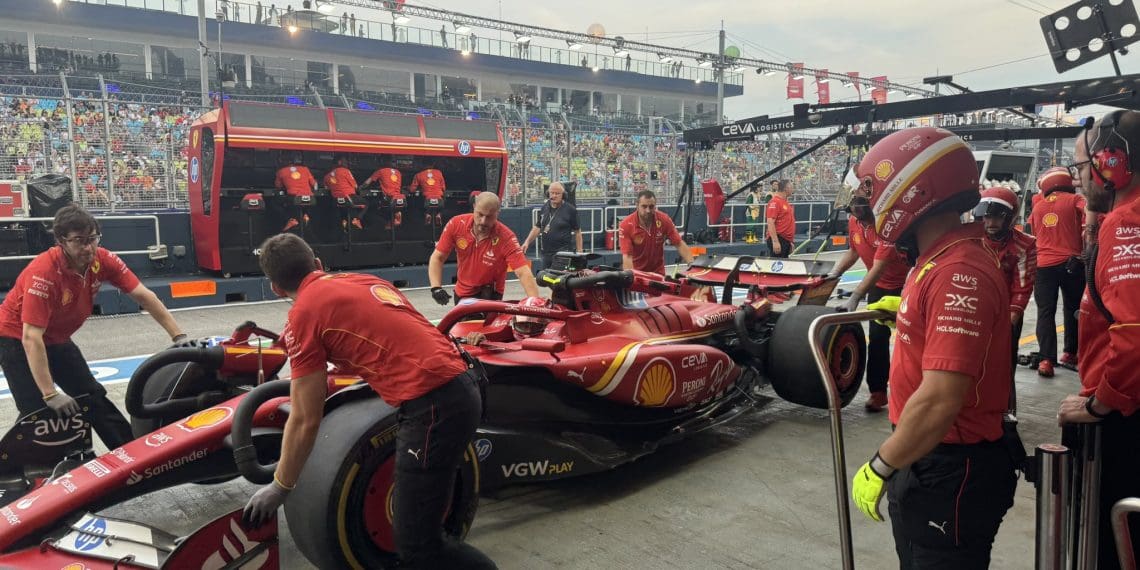 Charles Leclerc Leads the Charge in Singapore as Ferrari Sets the Pace in Opening Practice