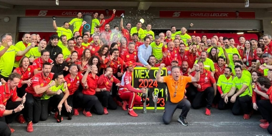 Zak Brown Photobombs Ferrari’s Podium Celebration in Mexico: ‘Things You Love to See!’