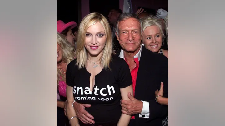 Getty Madonna Hughhefner