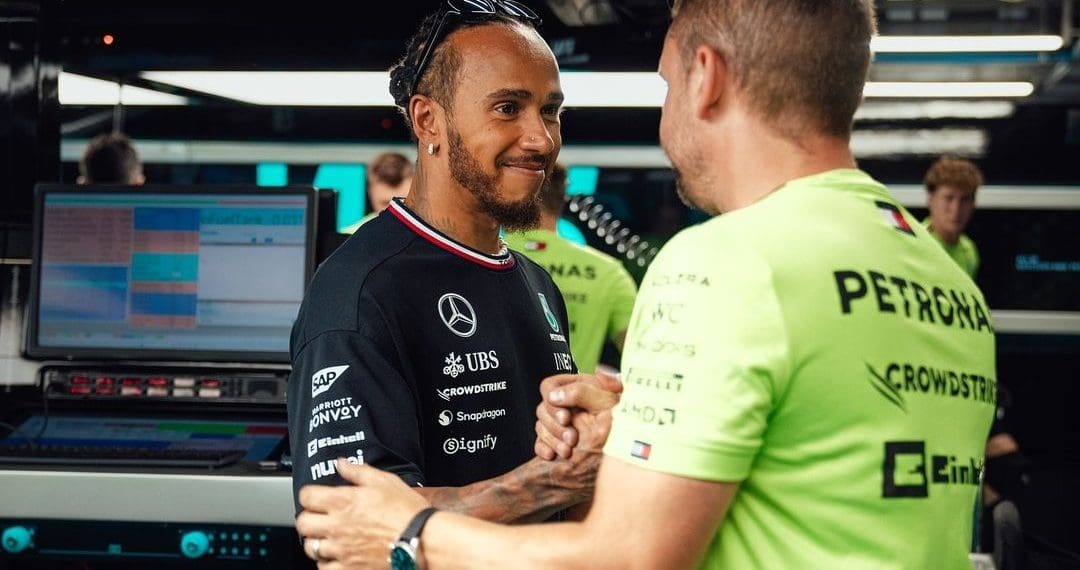 Hamilton Unfazed by Newey’s Aston Martin Snub: “No Disappointment” Over Ferrari Miss