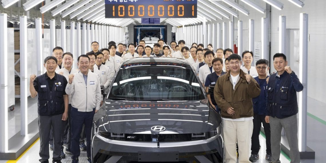 Hyundai atinge 100 milhões de veículos produzidos