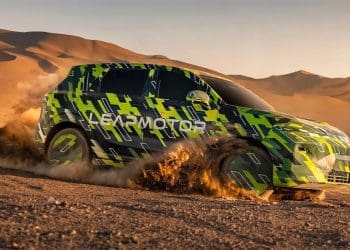 A Leapmotor mostra “teaser” do novo B10