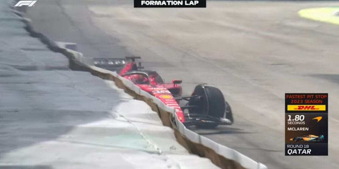 Vídeo: O desespero de Charles Leclerc com o abandono na volta de formação