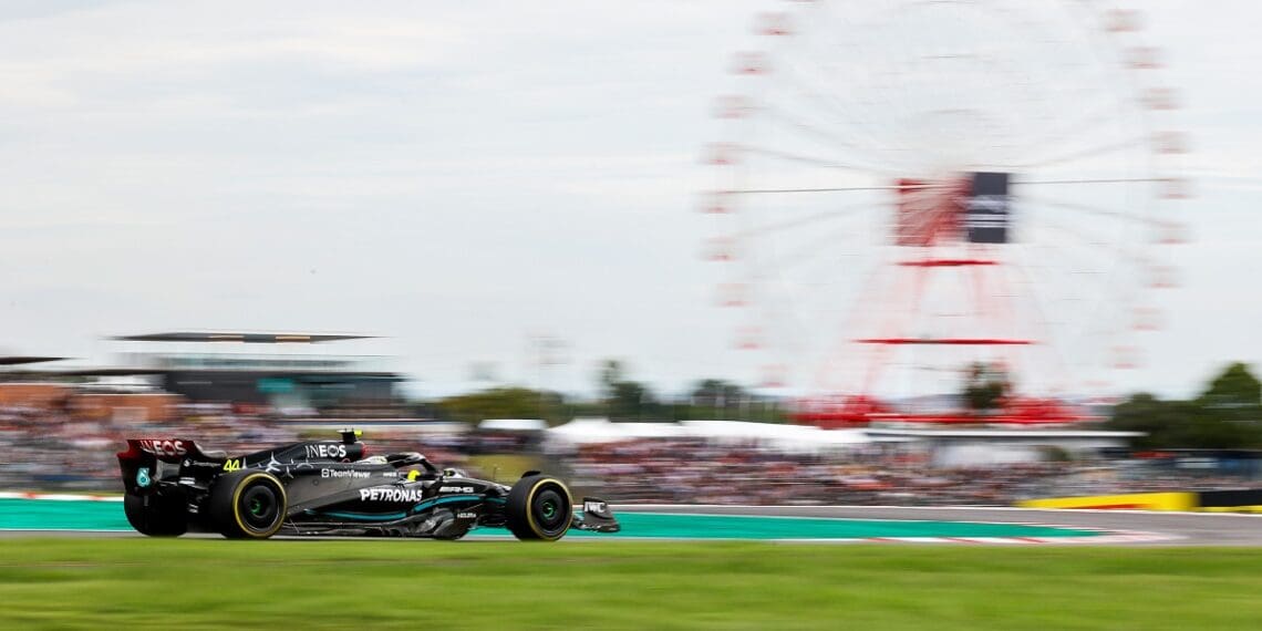 Lewis Hamilton teve de «suar» para o top cinco no Japão: ‘Estou exausto!’