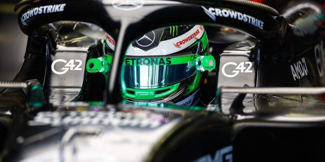 Frederik Vesti no lugar de Lewis Hamilton no FP1 do GP de Abu Dhabi
