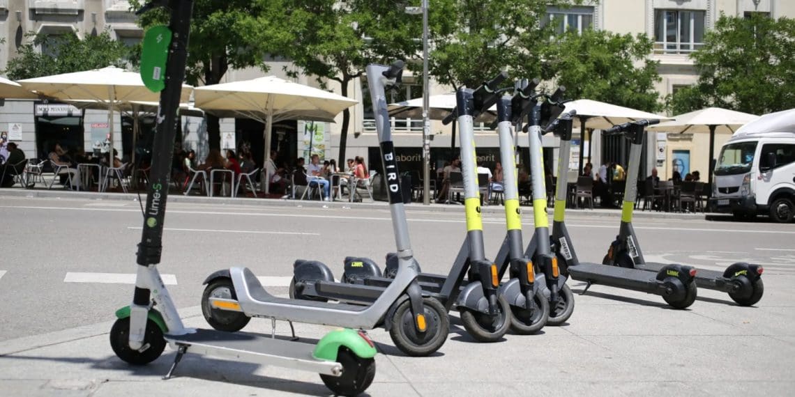 Madrid acaba com trotinetes elétricas de aluguer