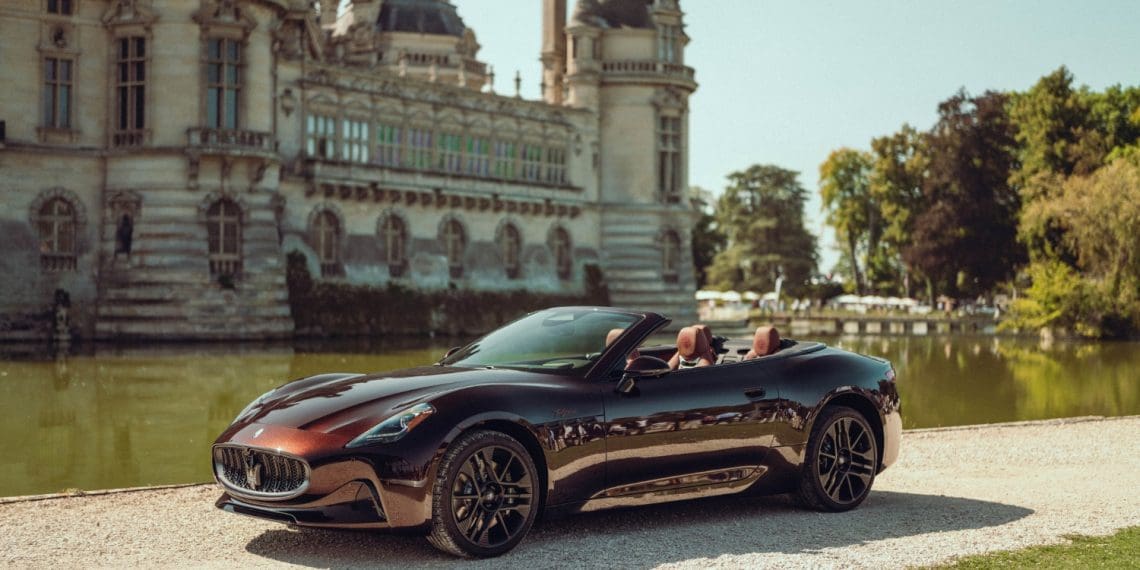 Maserati GranCabrio Folgore brilha no Chantilly Arts & Elegance