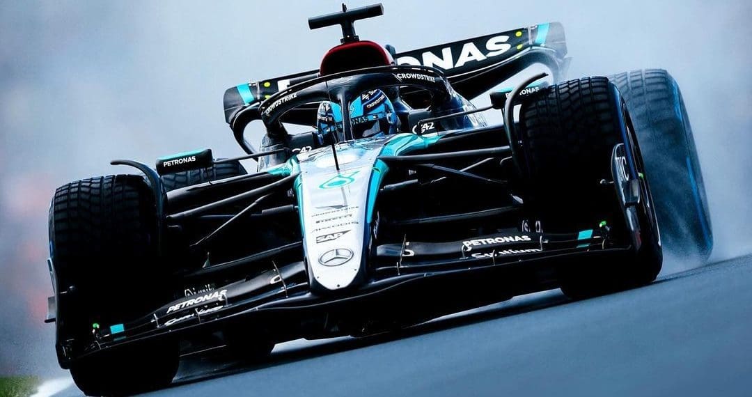 George Russell Tops FP2 at Dutch Grand Prix, Narrowly Edges Out Oscar Piastri